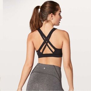 Lululemon Stash N’ Run Bra Black